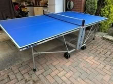 Photo of free fold away wheeled table tennis table (Egerton BL7) #1