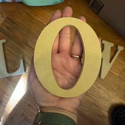 Photo of free wooden craft letters spell, Willow (west san jose) #2