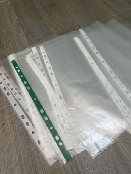 Photo of free A4 plastic sleeves (Southsea PO4) #2