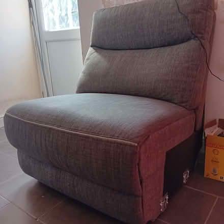 Photo of free Grey Sofa Seat (Shortstown MK42) #3