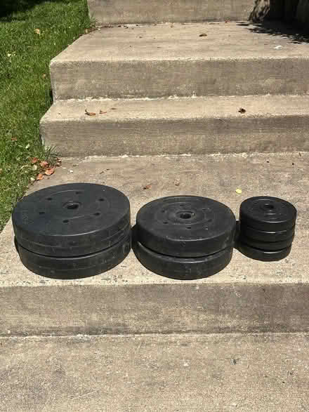 Photo of free set of gym weights (Kensington by Cedar Brook Pool) #1