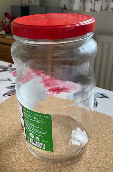 Photo of free Large glass jars x 2 (BS40 7TQ Blagdon) #1