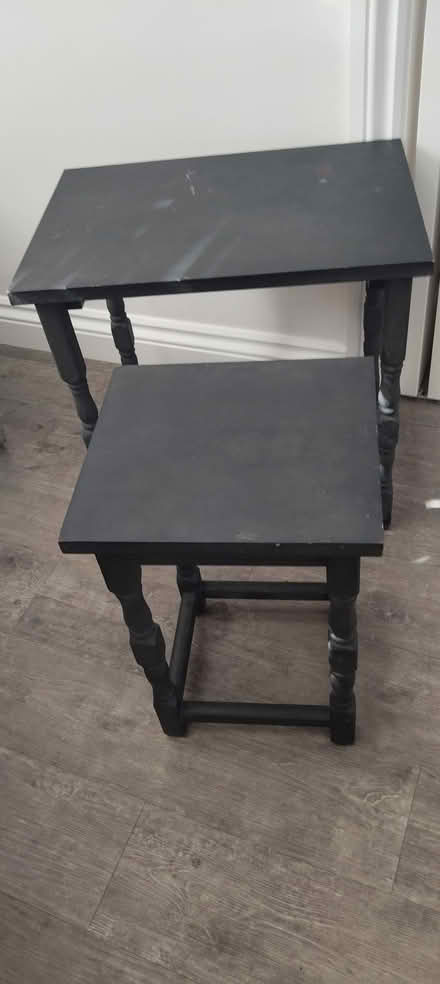 Photo of free Nest of 2 Tables - Painted (Minehead TA24) #3