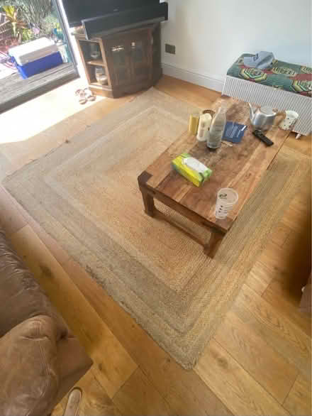 Photo of free Dunelm jute rug (Twickenham TW2) #1