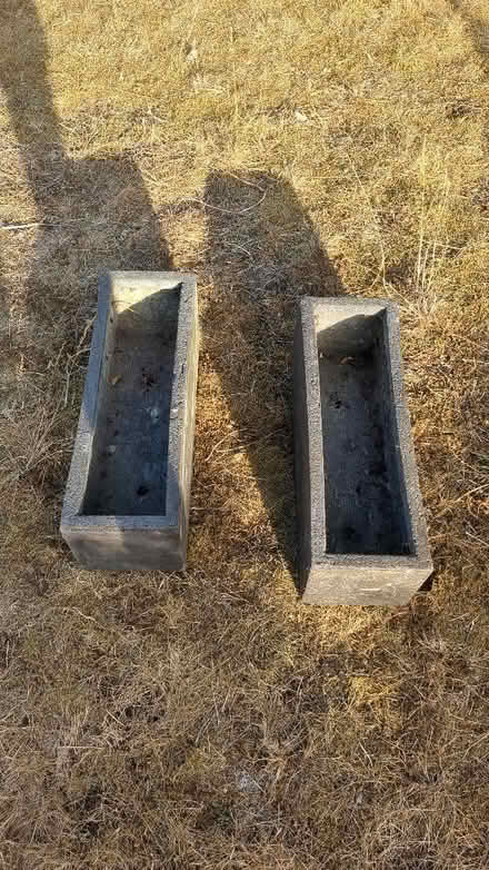 Photo of free 2 fibreglass window boxes (Great Yarmouth NR30) #1