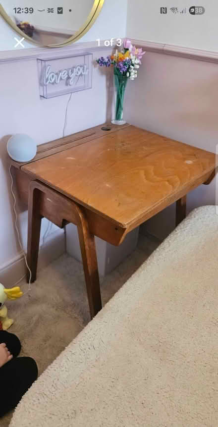 Photo of free Old school desk (Blyth NE24) #3