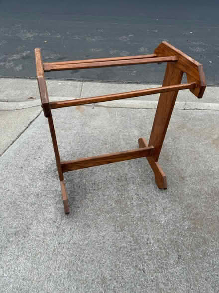 Photo of free Wooden quilt stand (Campbell) #2