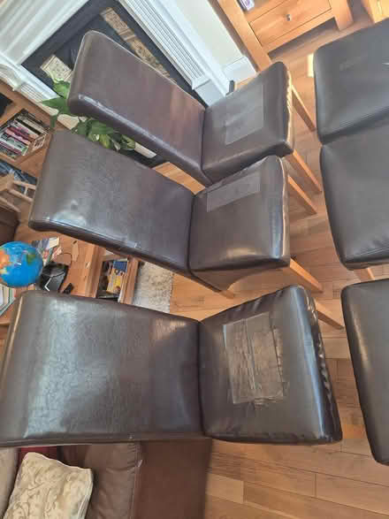 Photo of free 6 faux leather dining chairs (Dublin 16) #2