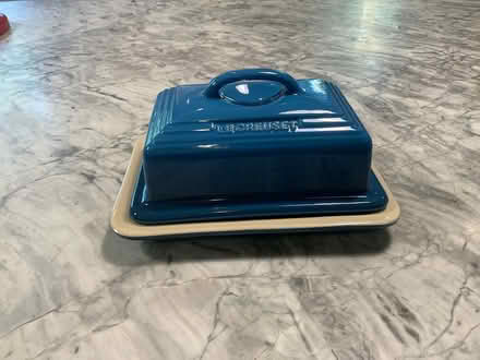 Photo of free LeCreuset butter dish (West Medford) #1