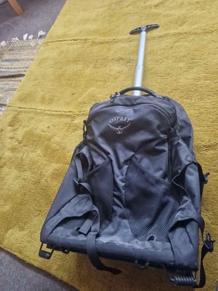 Photo of free Black Osprey backpack with wheels (Tonge Fold BL2) #1