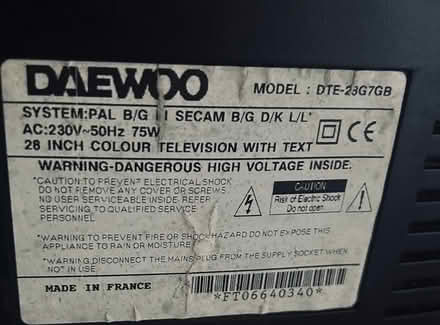 Photo of free 28” crt tv (Heysham LA3) #2