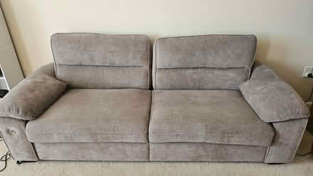 Photo of free Gray 90" Sofa (Santa clara) #1