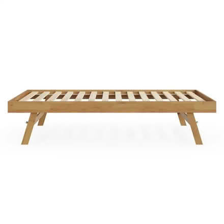 Photo of free Single trundle bed frame - wooden (High St Ken W8) #1