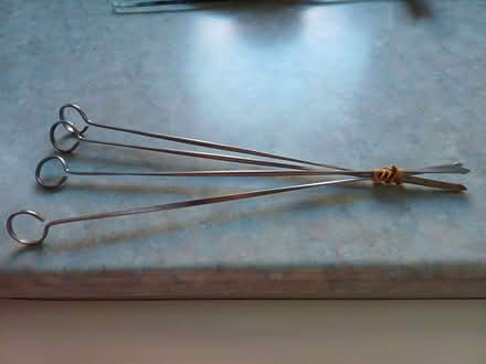Photo of free Set of 4 kebab or BBQ skewers (Earley RG6) #1