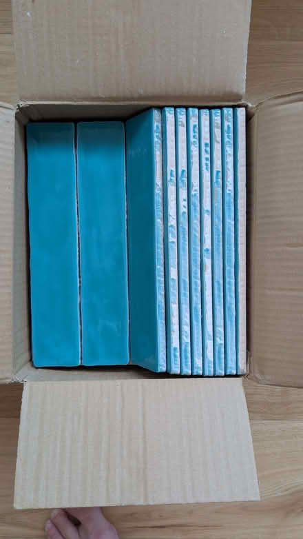 Photo of free Turquoise wall tiles (Kennington SE11) #1