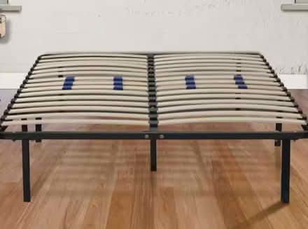 Photo of free Full size bed frame (Miami, Fla) #2