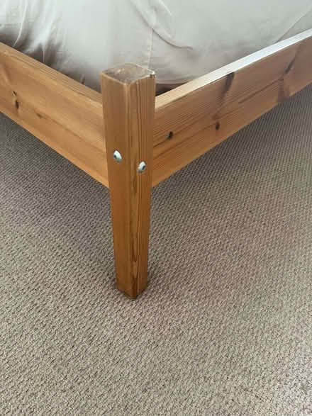 Photo of free king size pine IKEA bed (Fishponds BS16) #3