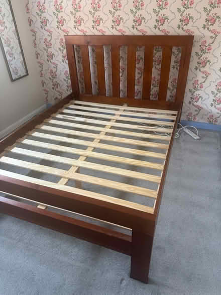 Photo of free King size bed frame (Middleton Cheney OX17) #1