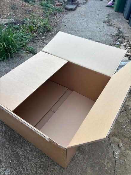 Photo of free Large cardboard box (Chessington KT9) #2