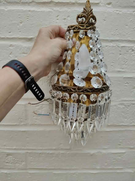 Photo of free Crystal pendant and 2 wall lights (Jericho OX2) #3