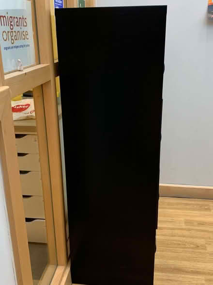 Photo of free Black metal 4-drawer cabinet (Hoxton N1) #3
