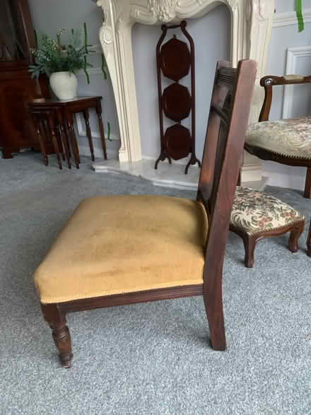 Photo of free Antique Edwardian parlour chair (Penland Wood TN40) #2