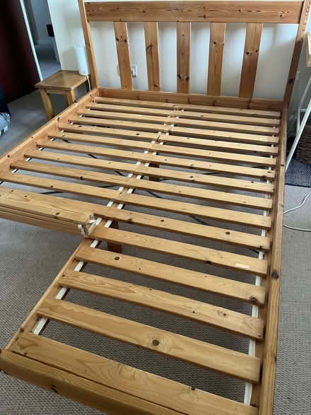 Photo of free king size pine IKEA bed (Fishponds BS16) #1