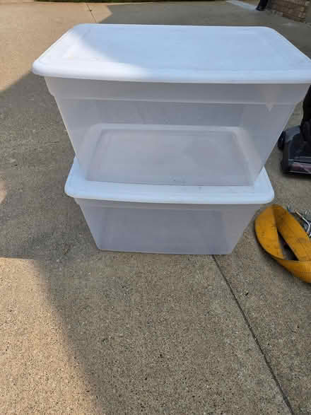 Photo of free Storage bins (Howell) #1