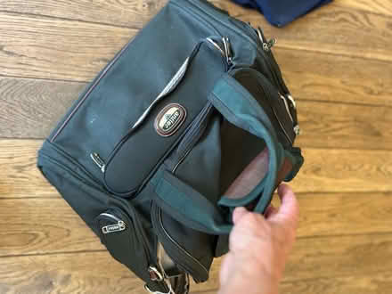 Photo of free small bottle green antler bag (Hildenborough TN11) #1