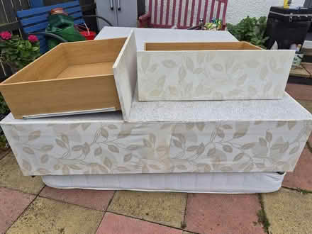 Photo of free Kingsize bed base, mattress and Headboard (Calderwood G74) #3
