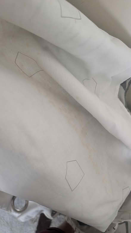 Photo of free Dunelm patterned grey curtains (Barming, Maidstone) #3