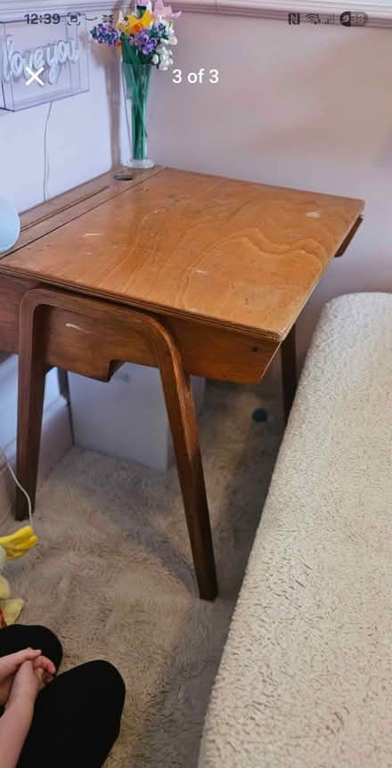 Photo of free Old school desk (Blyth NE24) #1