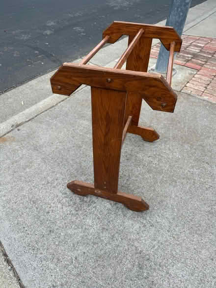 Photo of free Wooden quilt stand (Campbell) #1