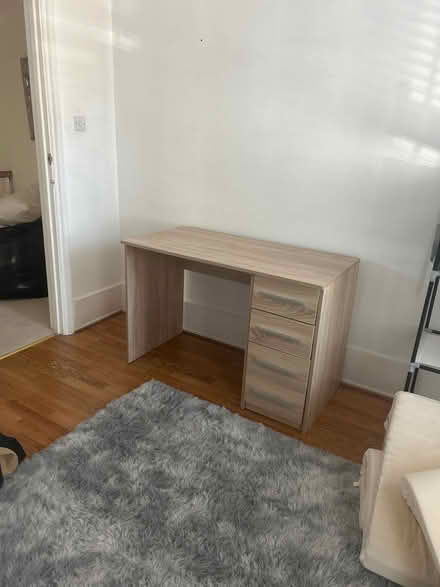 Photo of free desk with drawers (Battersea SW11) #1