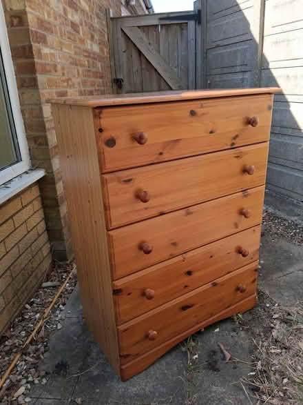 Photo of free Pine chest of drawers (Cople MK44) #2