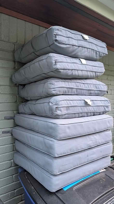 Photo of free Set of 4 Outdoor Chair Cushions (Quail Creek) #1