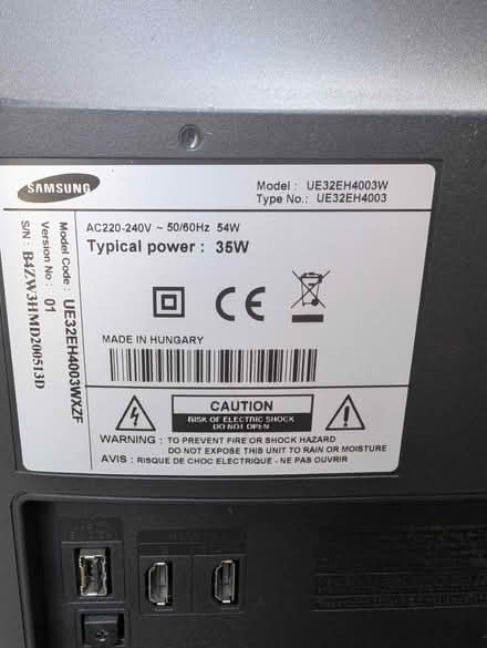 Photo of free Samsung TV 32 inch (Langport TA10) #4