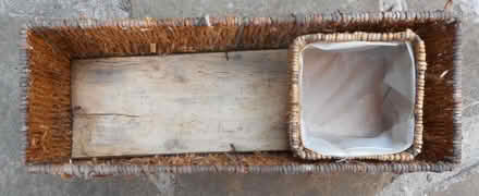 Photo of free Rustic plant trough and pot cover - two (East Croydon CR0) #1