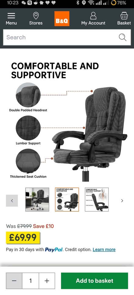 Photo of free Office chair (Forrest Hill SE23) #4