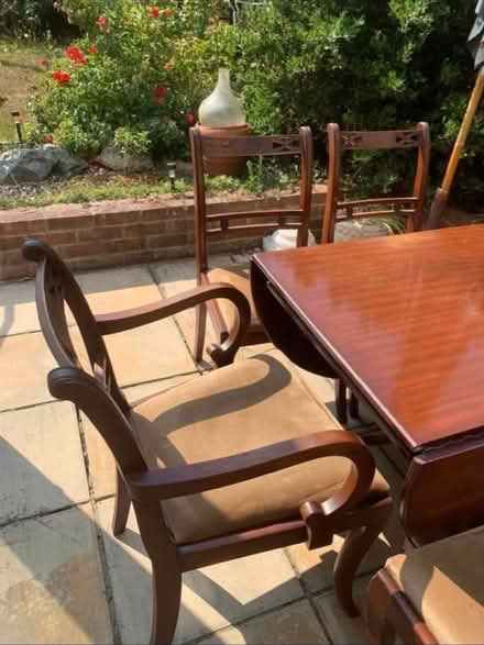 Photo of free Antique extendable table & 6 chairs (Penland Wood TN40) #3