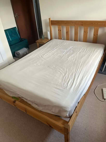 Photo of free king size pine IKEA bed (Fishponds BS16) #2