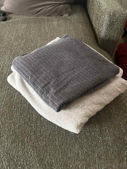Photo of free 2 used bath towels (Atwater) #1