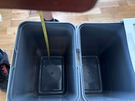 Photo of free In unit pull out double bin (Hitchin SG4 0AP) #3