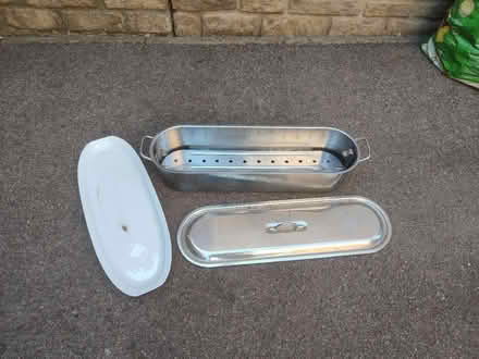 Photo of free Fish kettle with fish plate (Cottle's Oak BA11) #1