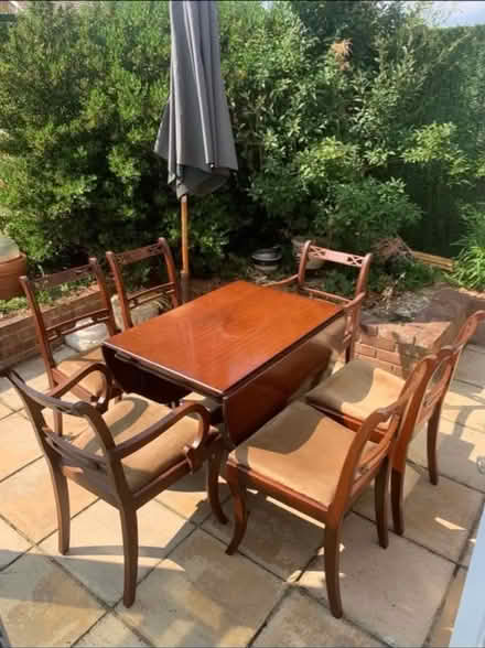 Photo of free Antique extendable table & 6 chairs (Penland Wood TN40) #1