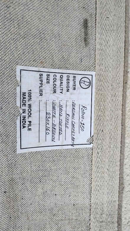 Photo of free Wool rug in good condition (Hastings TN34) #2