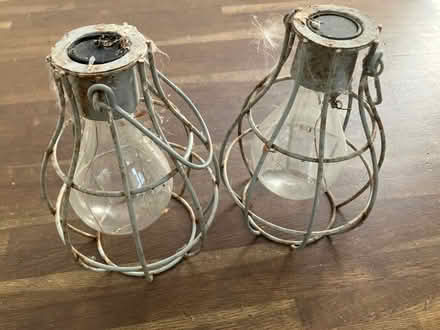 Photo of free A pair of solar lights (Weston Park BA1) #1
