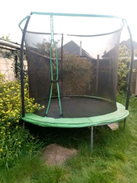 Photo of free 8ft trampoline - NOT TAKEN (Kinson Village Green Stocks BH10) #1