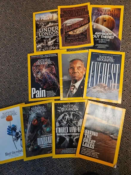 Photo of free 10 National Geographic Issues (paisley and imperial) #1