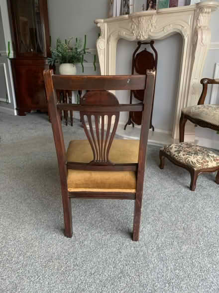 Photo of free Antique Edwardian parlour chair (Penland Wood TN40) #4